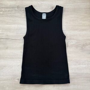 Aritzia Sunday Best Ribbed Black Tank Top